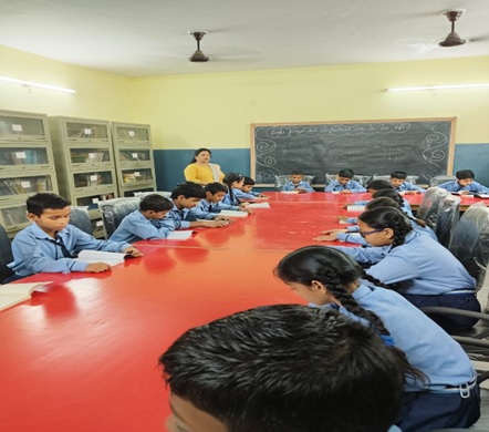 Students happily engaged in a collaborative learning environment